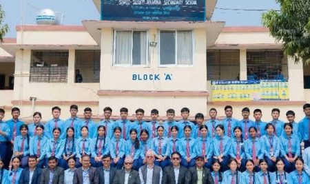 शान्ति नमुना माध्यमिक विद्यालयबाट एसइईमा १८ जना विद्यार्थीले ४ जिपिए प्राप्त